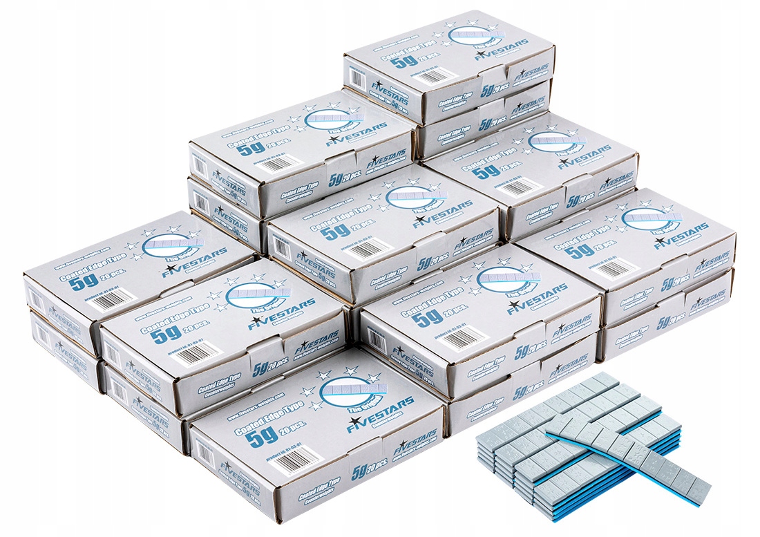 Ciezarki do kol klejone 5g Edgy 480szt Fivestars Waga g 5