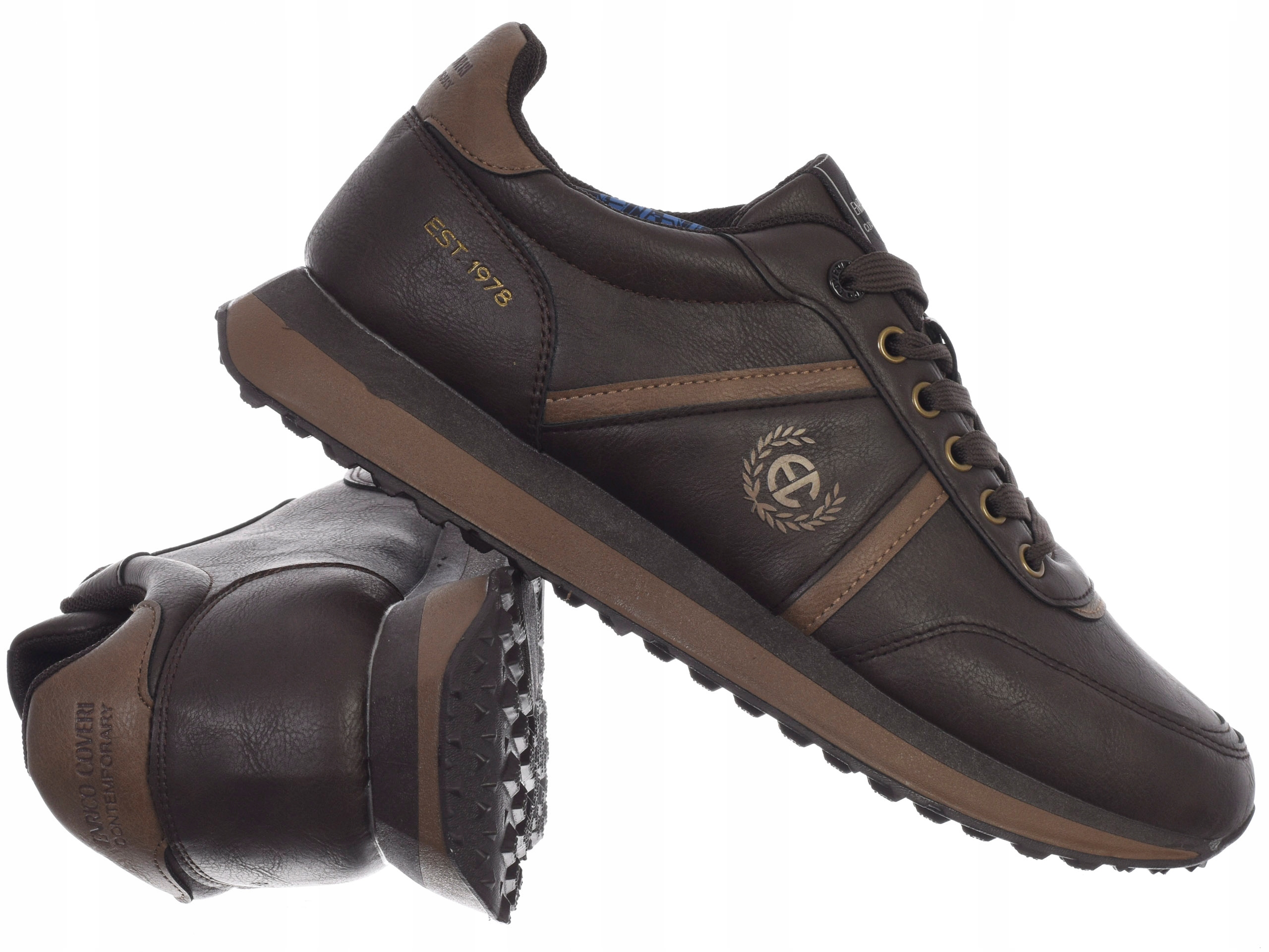 Enrico Coveri Pánské Boty Gordon EJM526D45/53 tenisky hnědé