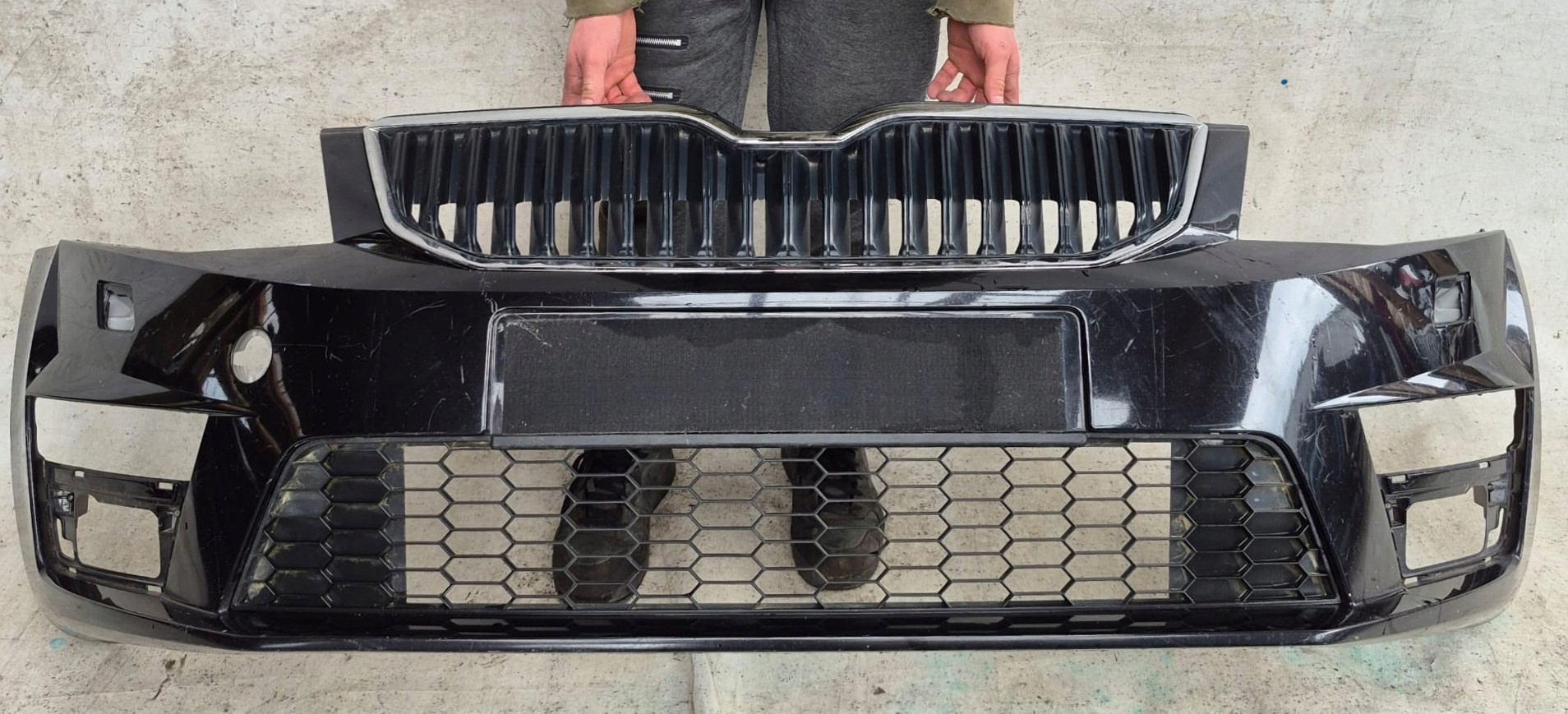 SKODA OCTAVIA III RS 5E0 12- bumper front front SPR 5E0807221F