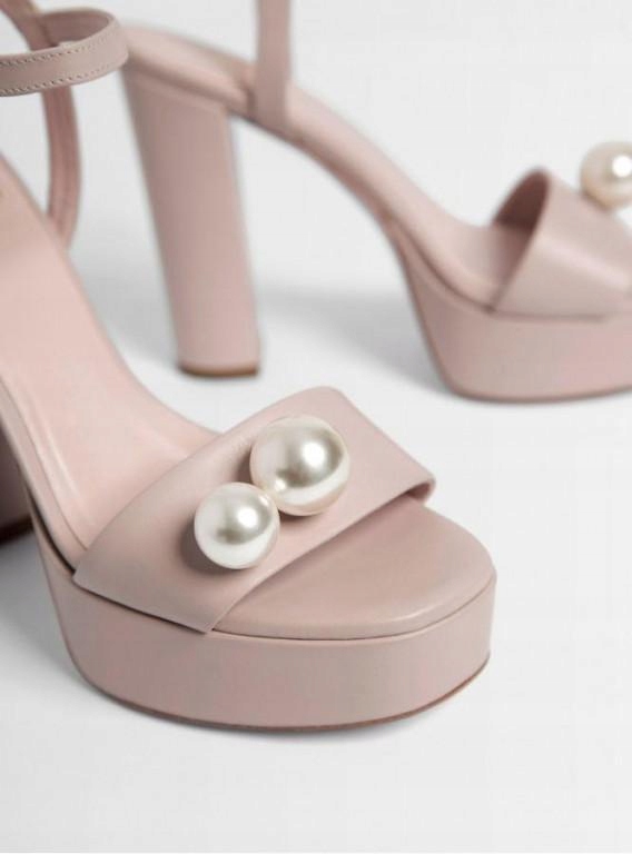 SANDAŁY ŚLUBNE SKÓRZANE OBCAS YES I DO 40 Marka inna