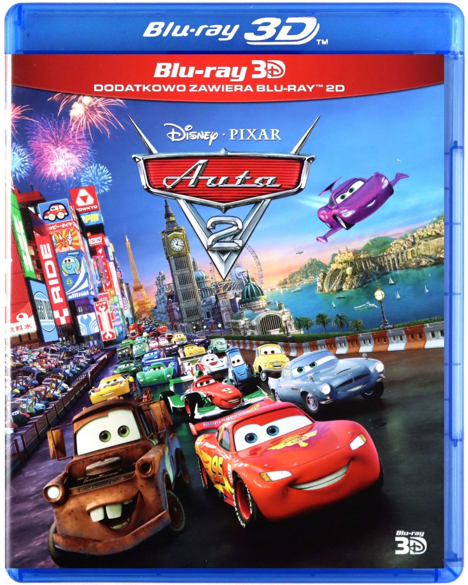 Auta 2 3D Disney Pixar Blu-ray 3D+BLU-RAY
