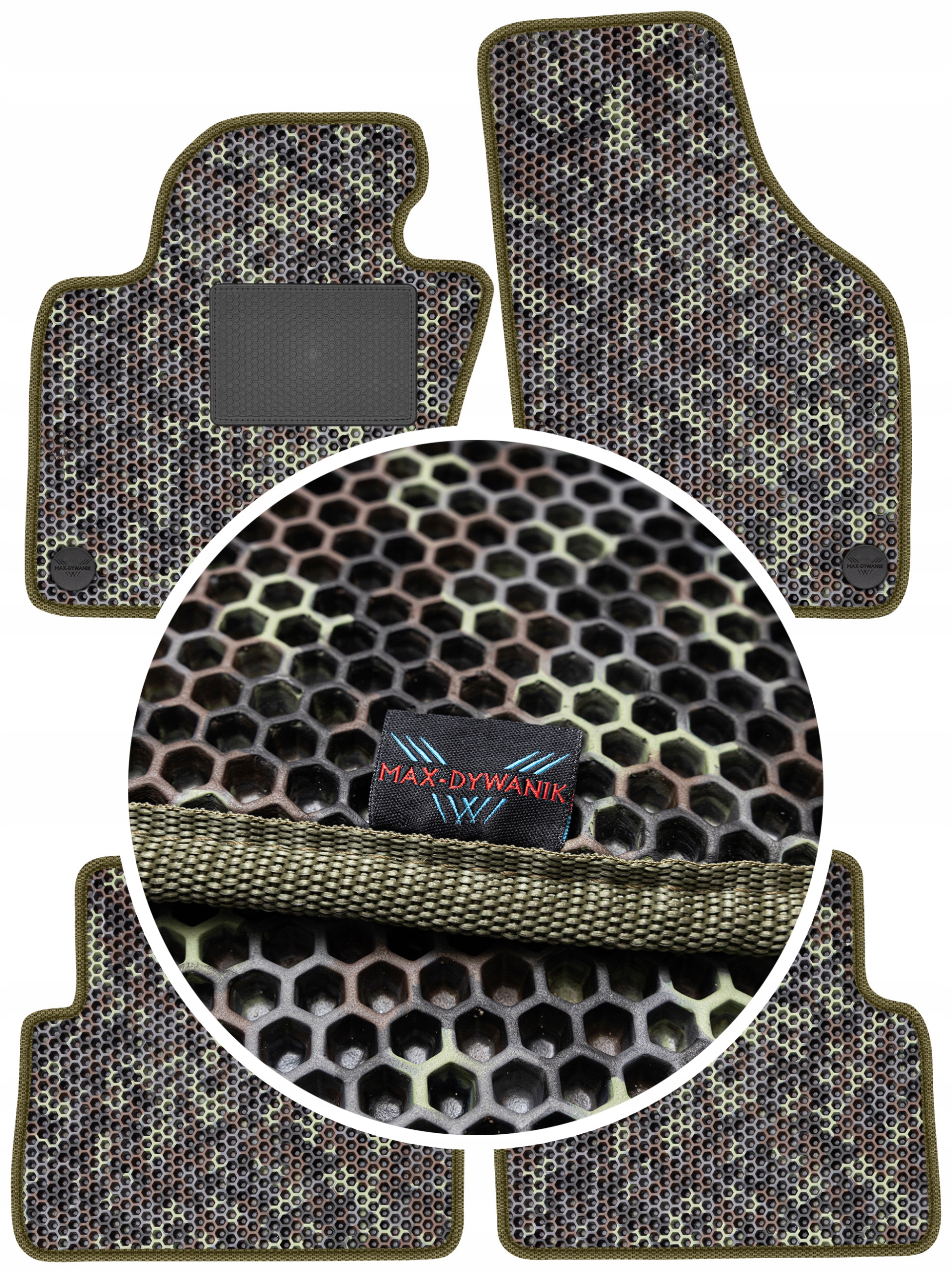 Vw Tiguan I 2007-2015 Gumové rohože Eva Moro