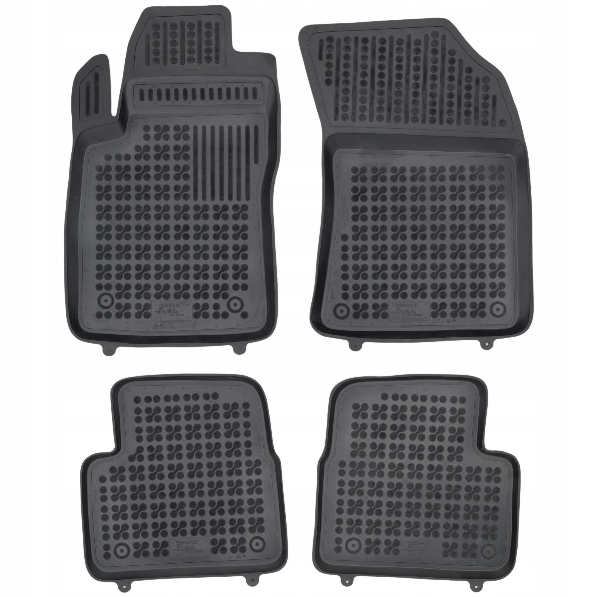 

Dywaniki korytka gumowe Citroen C3 III od 2016