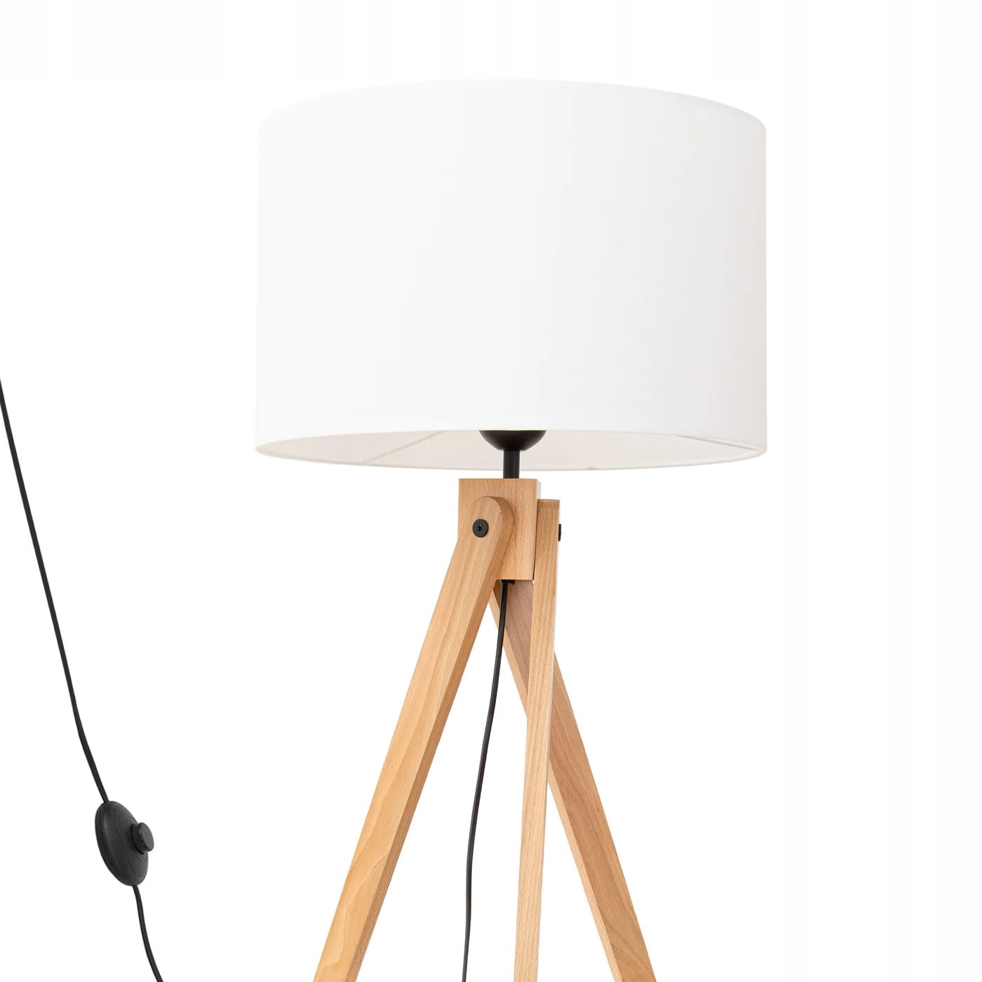 Skandinávská podlahová lampa na trojnožce Natt bílá SL.1908 Sollux