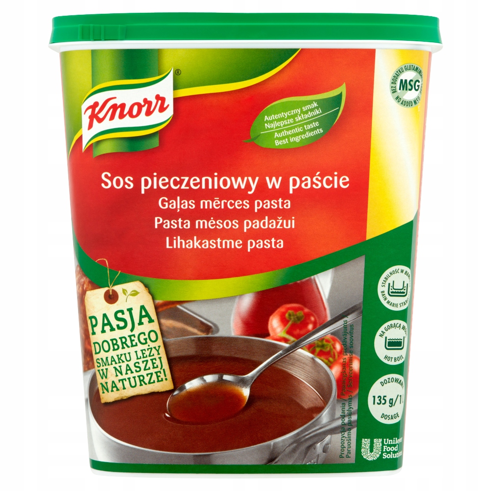 Levně Omáčka v pastě 1,2 kg Knorr