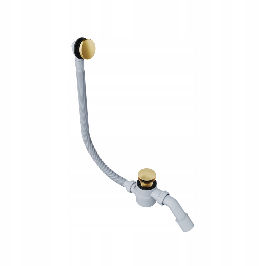 Moli Vanový sifon Zlatý Kartáčovaný, Klik-Klak, Do každé vany