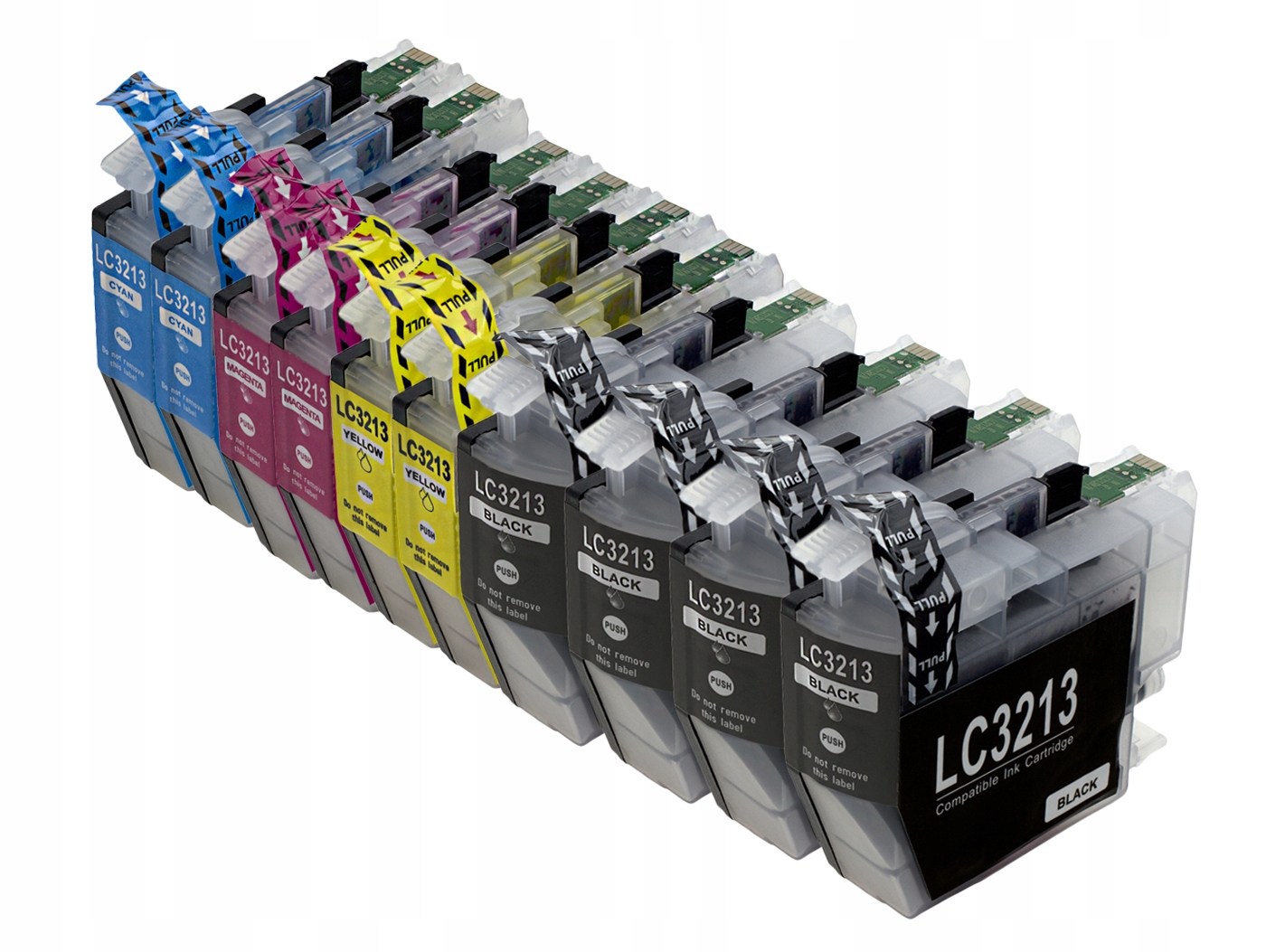 

10X Tusze do Brother LC3211 LC3213 DCP-J572DW J772