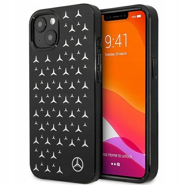 Mercedes Hardcase Silver Stars Do Iphone 13 Mini 5,4 Etui Ochronne Z Wzorem