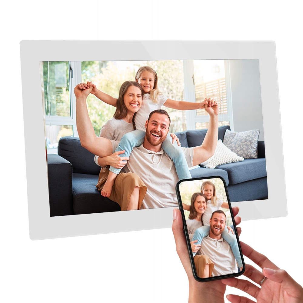 Rámeček Digitální 10'' LCD Hd Sklo Agfa APF1000 WiFi Snímač pohybu Paměť 32GB