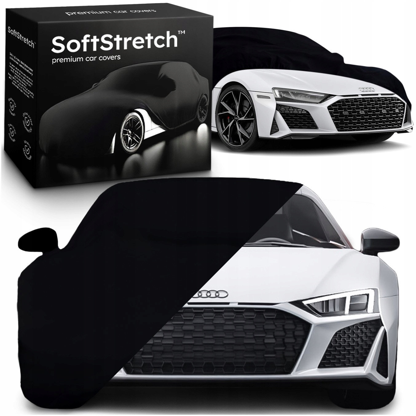 Pružný automobilový kryt SoftStretch Premium pre Audi R8 II