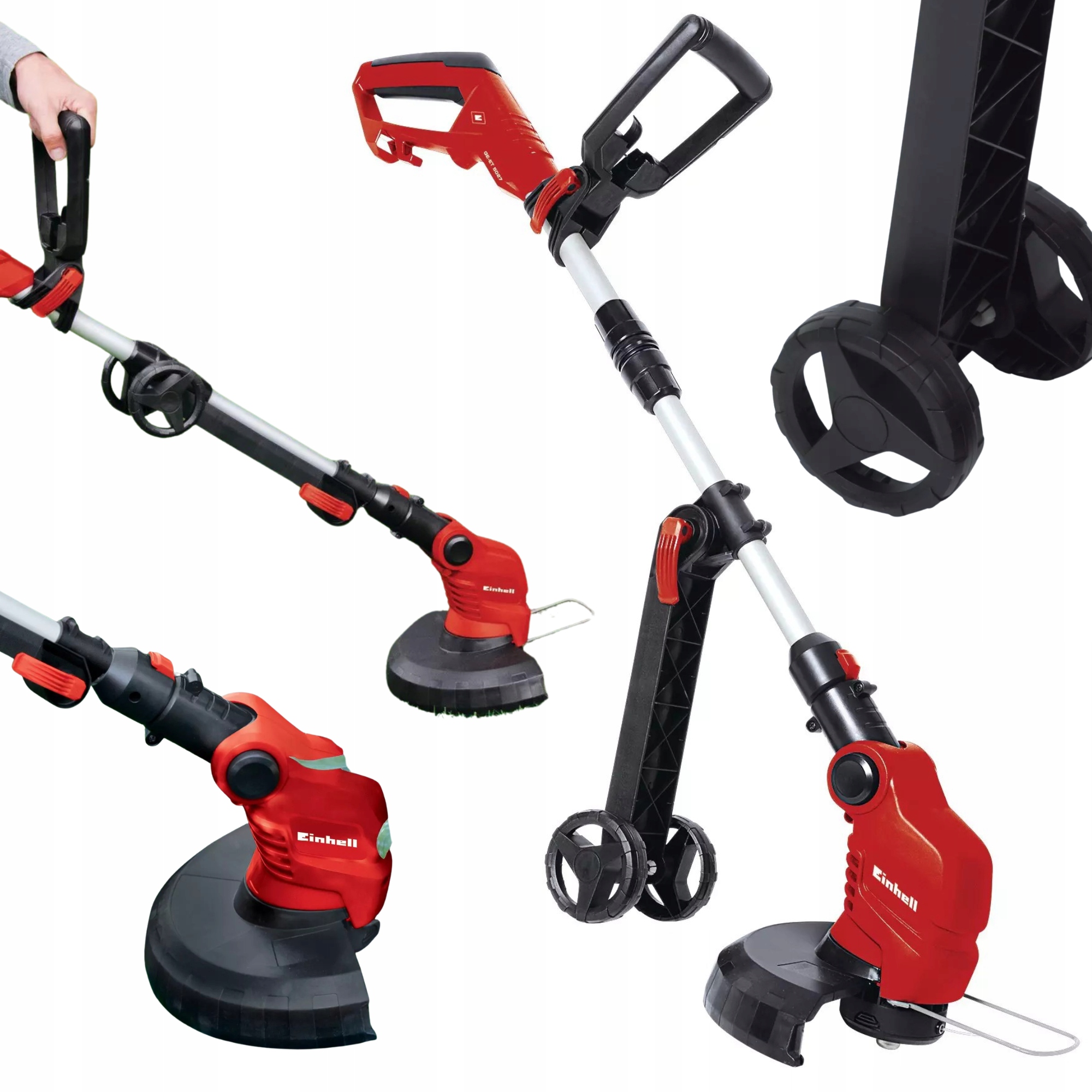 Podkaszarka kosa elektryczna do trawy Einhell Ge-et 5027 na kółkach