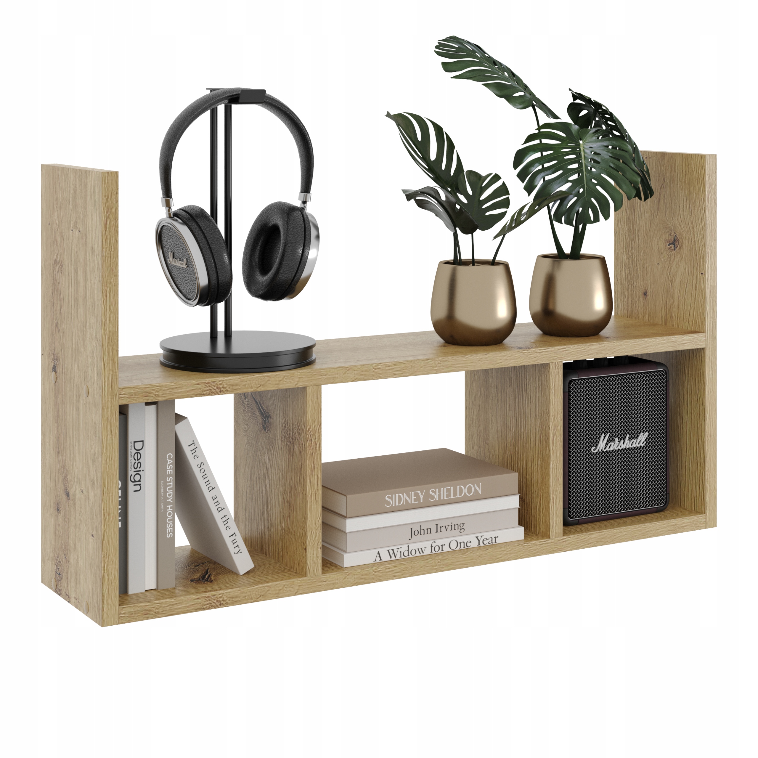 PÓŁKA NA ŚCIANĘ WISZĄCA DO SALONU NR1 ARTISAN