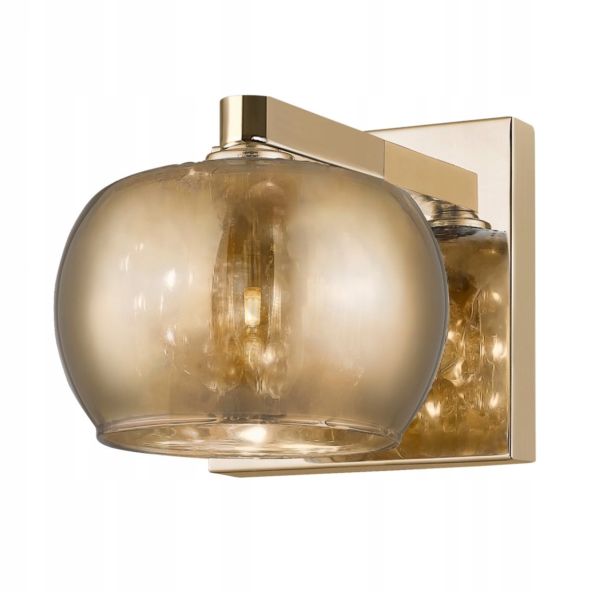 Krásna zlatá lampa do predsiene chodby nad skrinku Crystal s krištáľom