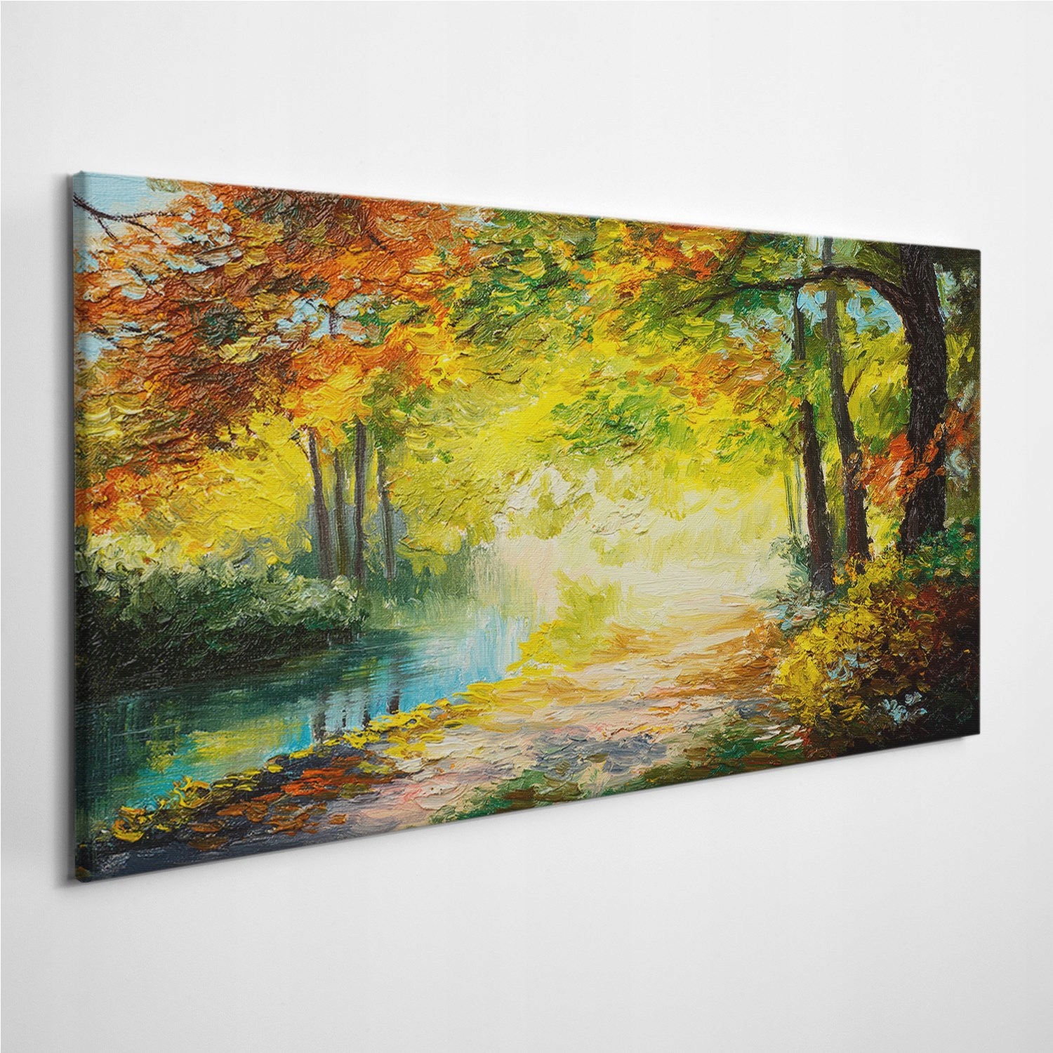 

Zdjęcie na płótnie Las Jezioro Krajobraz 100x50 cm