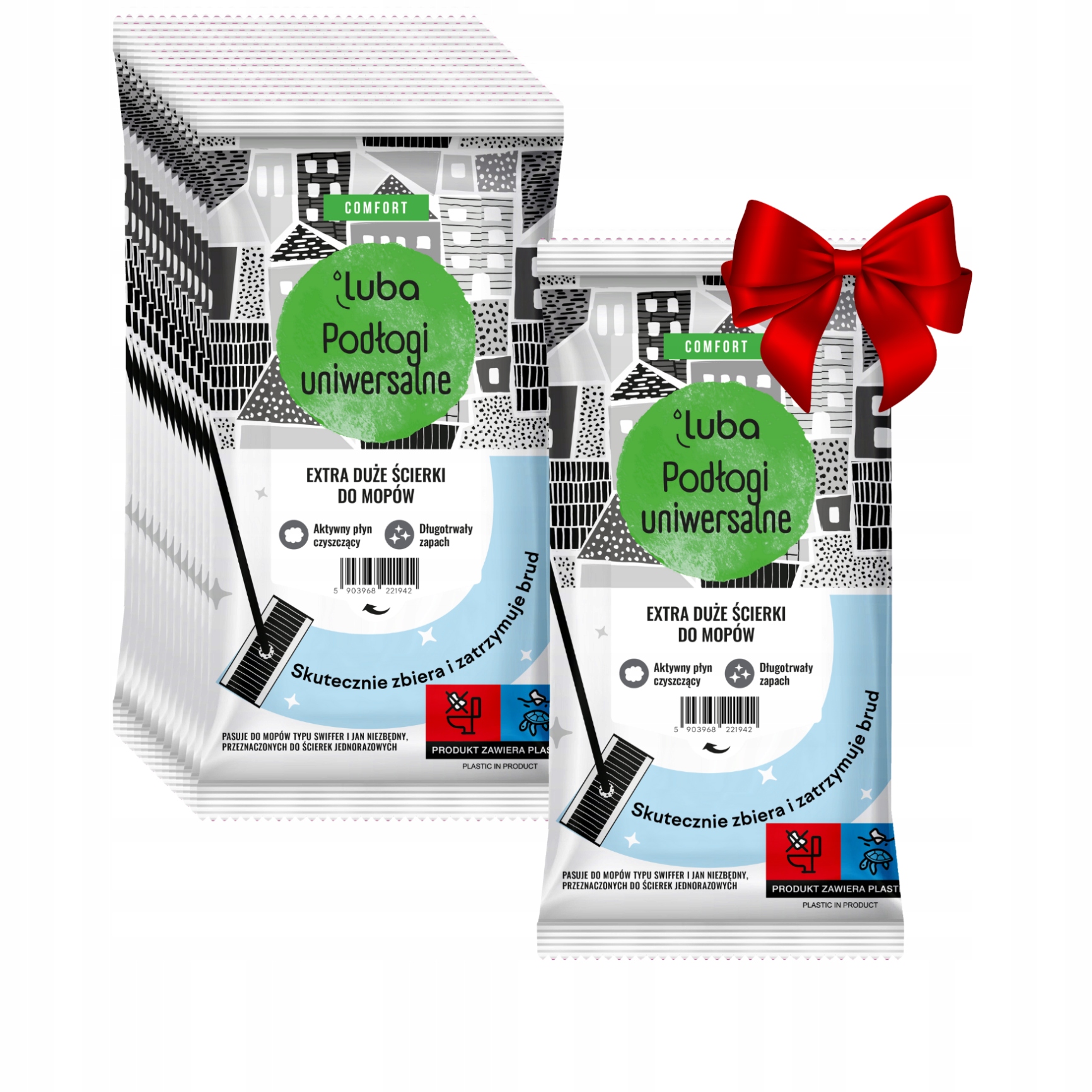 Comfort duże ścierki do Podłóg Uniwersalne 13+1