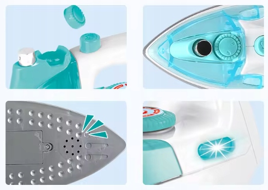 ŻELAZKO zabawkowe INTERAKTYWNE My home efekty ŚWIATŁO DŹWIĘK SPRYSKIWACZ Seria My Home