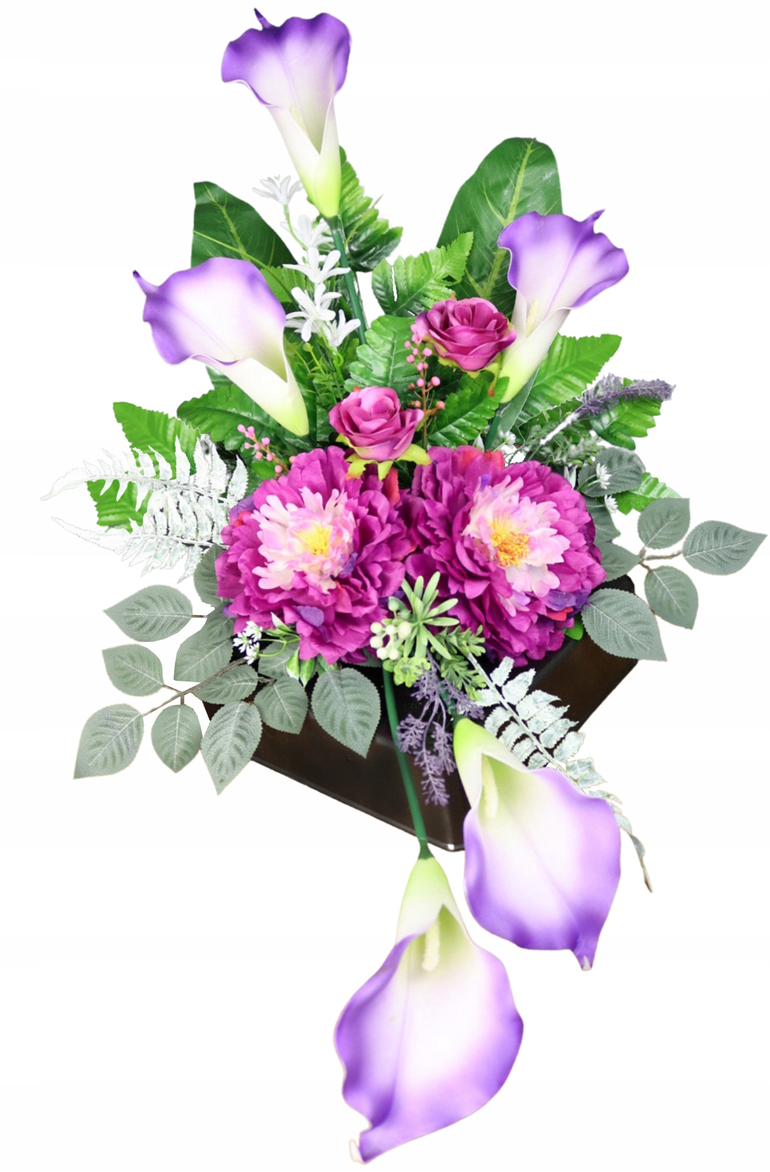 KALLE w kwadracie stroik - Fioletowy