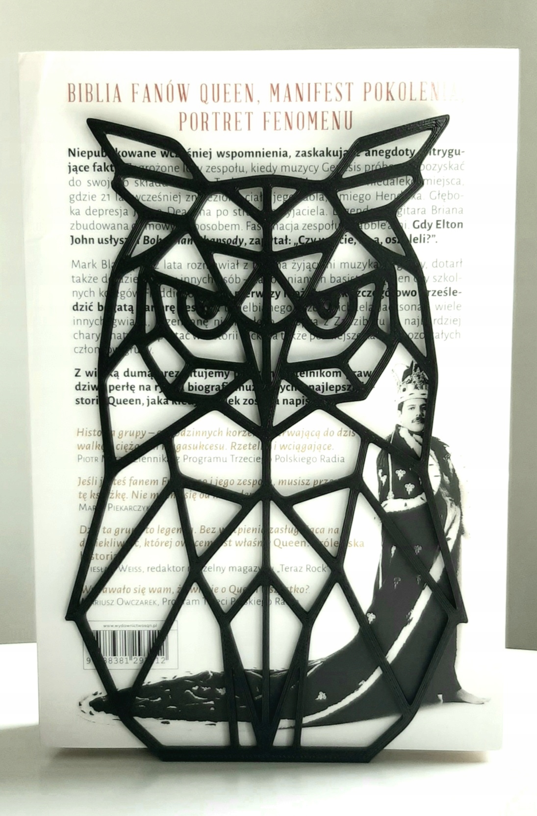 PODPÓRKA DO KSIĄŻEK STOJAK NA KSIĄŻKI SOWA 20cm Marka inna