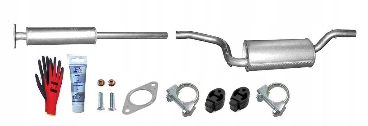 Ford Focus C-max 1.6i 16V 74 kW (2003-9/2010) Tlumiče sada+bonus