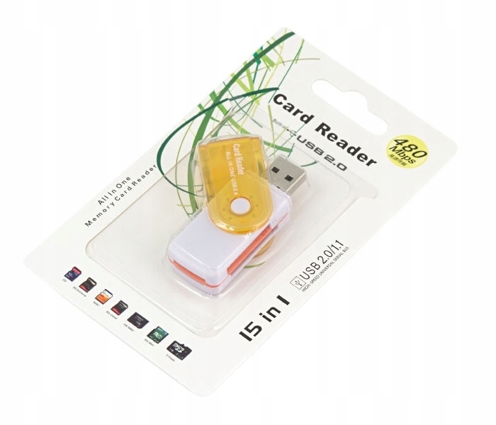 Czytnik kart pamięci na USB komputerowy SD TF XD
