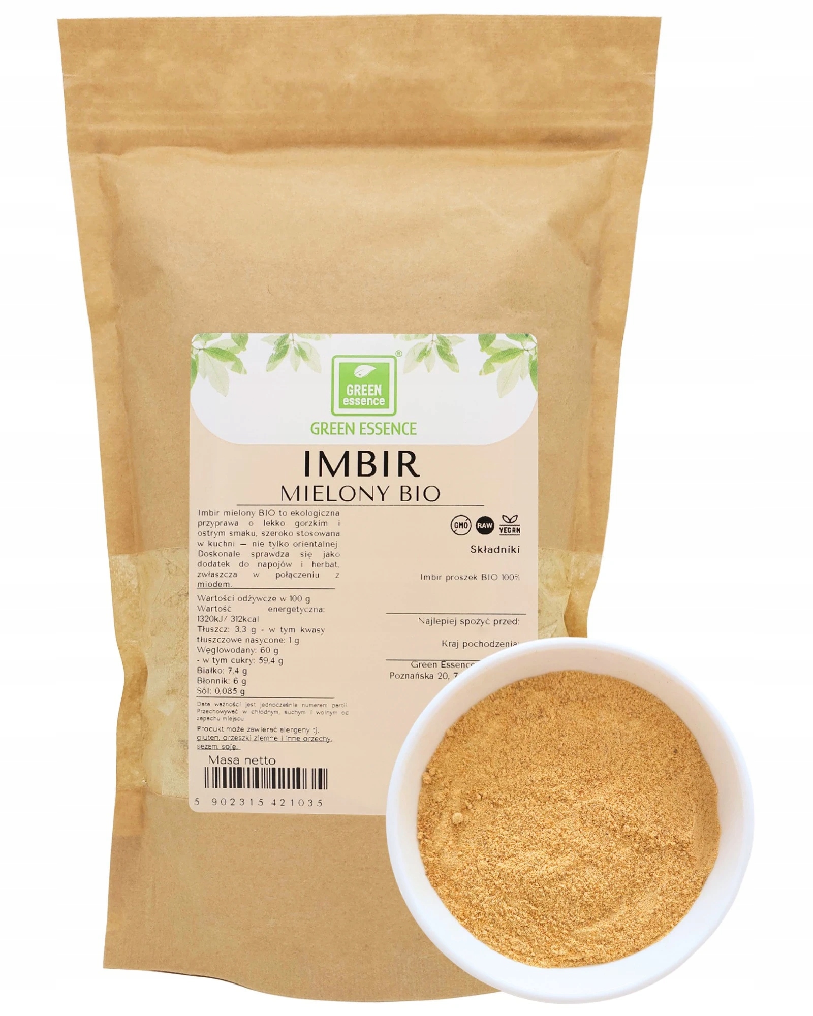 Levně Zázvor Bio 1 kg přírodní aromatický bez přísad, vysoká kvalita