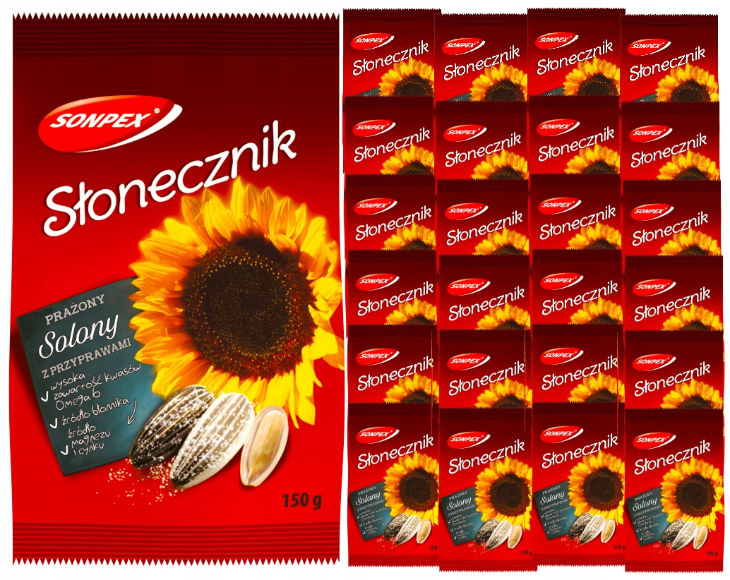 Słonecznik z Przyprawami Sonpex 150 g X 25szt