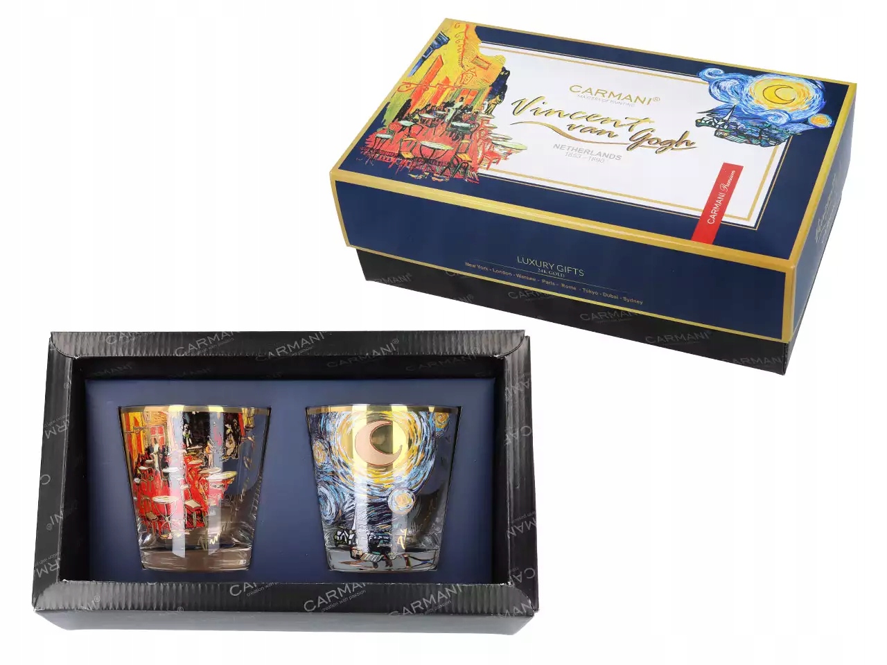 

Komplet 2 szklanek do whisky Van Gogh
