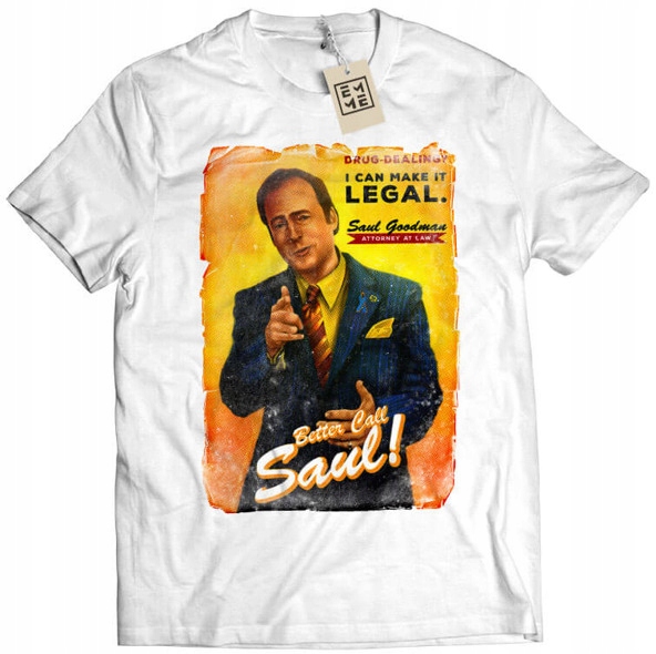 

Koszulka Better Call Saul Bcs biała L