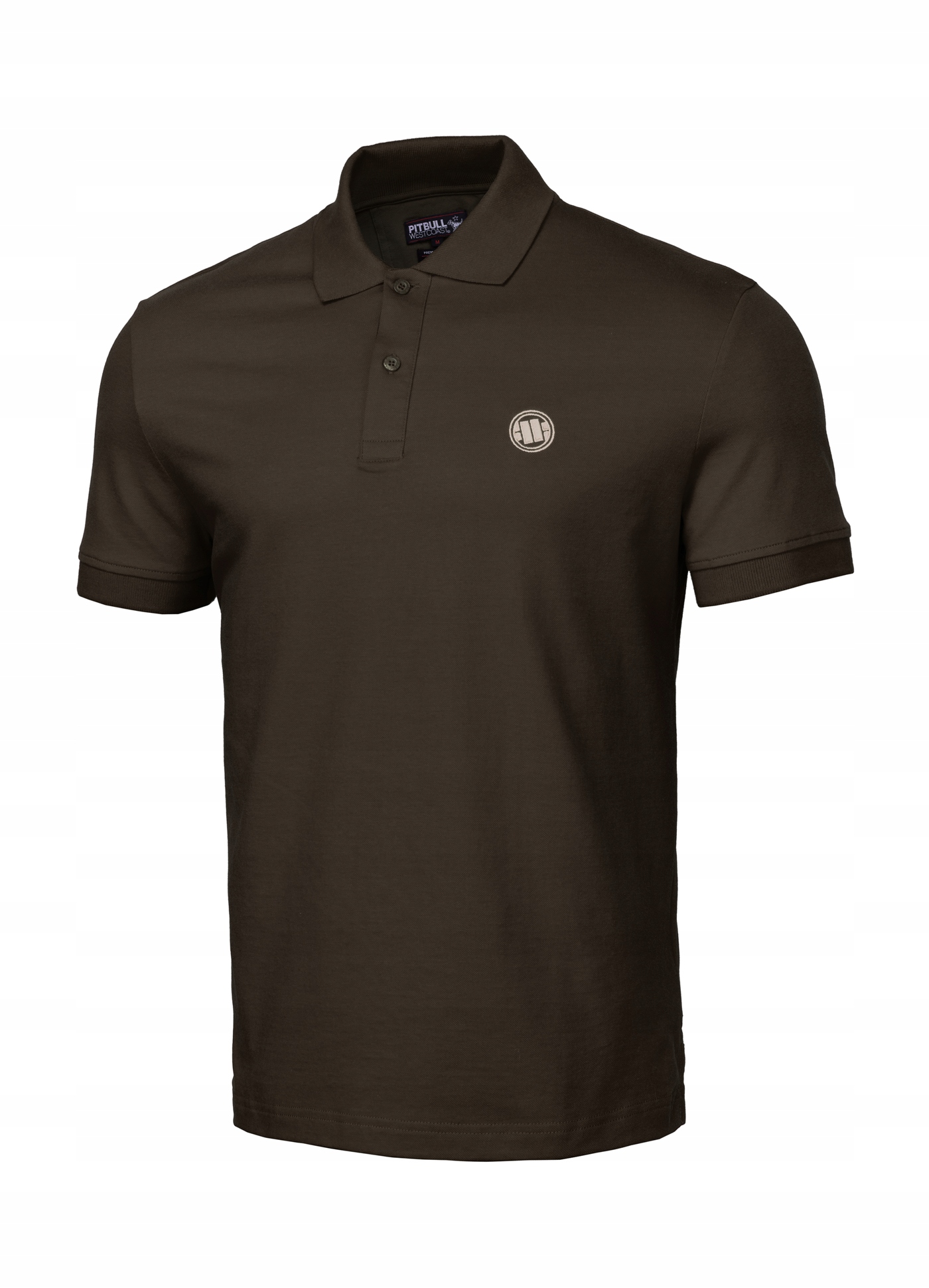 

Pitbull Koszulka Polo Regular Logo (L) Brązowa