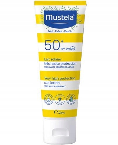 

Mustela Sun mleczko do twarzy SPF50+ 40 ml