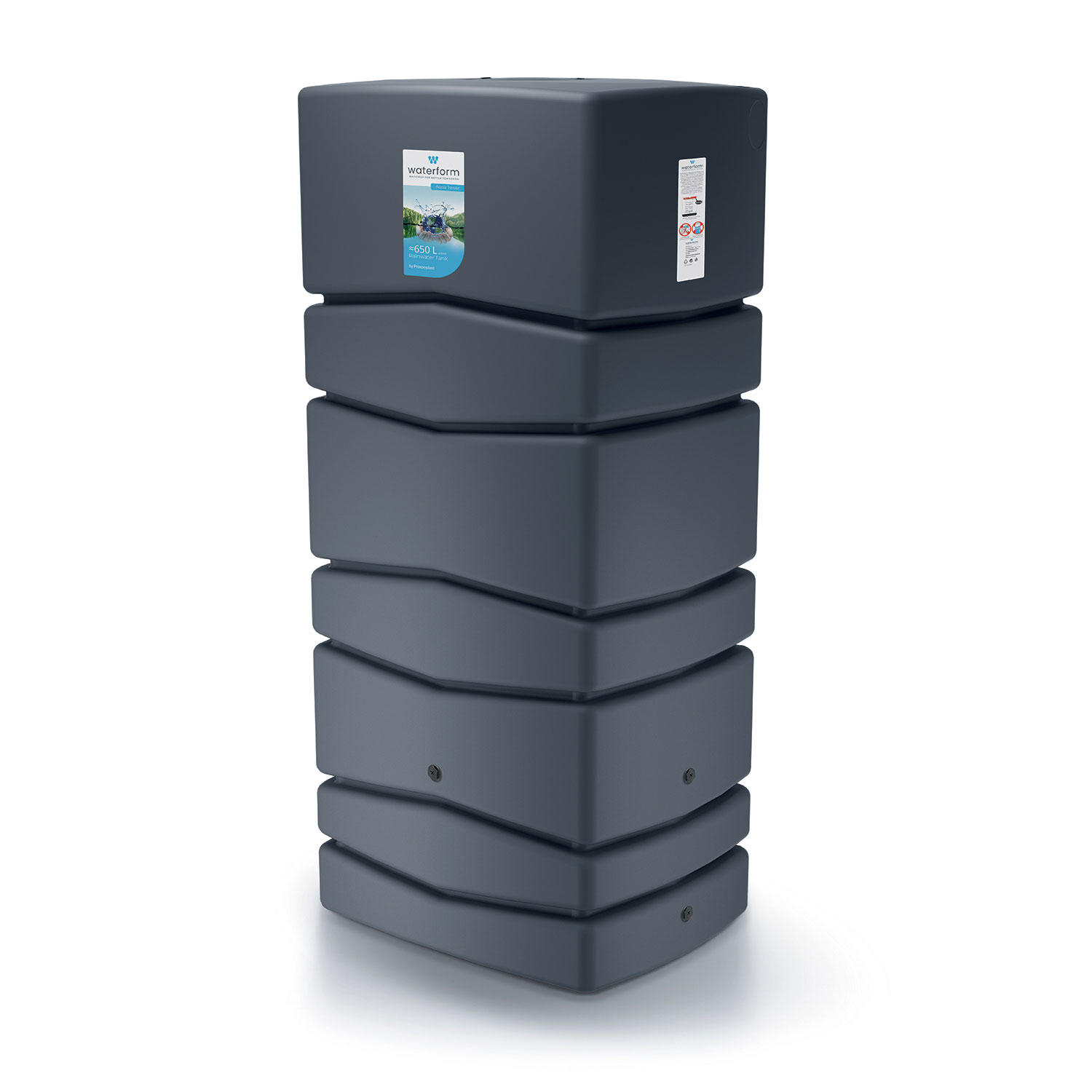 

Zbiornik na deszczówkę Aqua Tower Antracyt 650 l