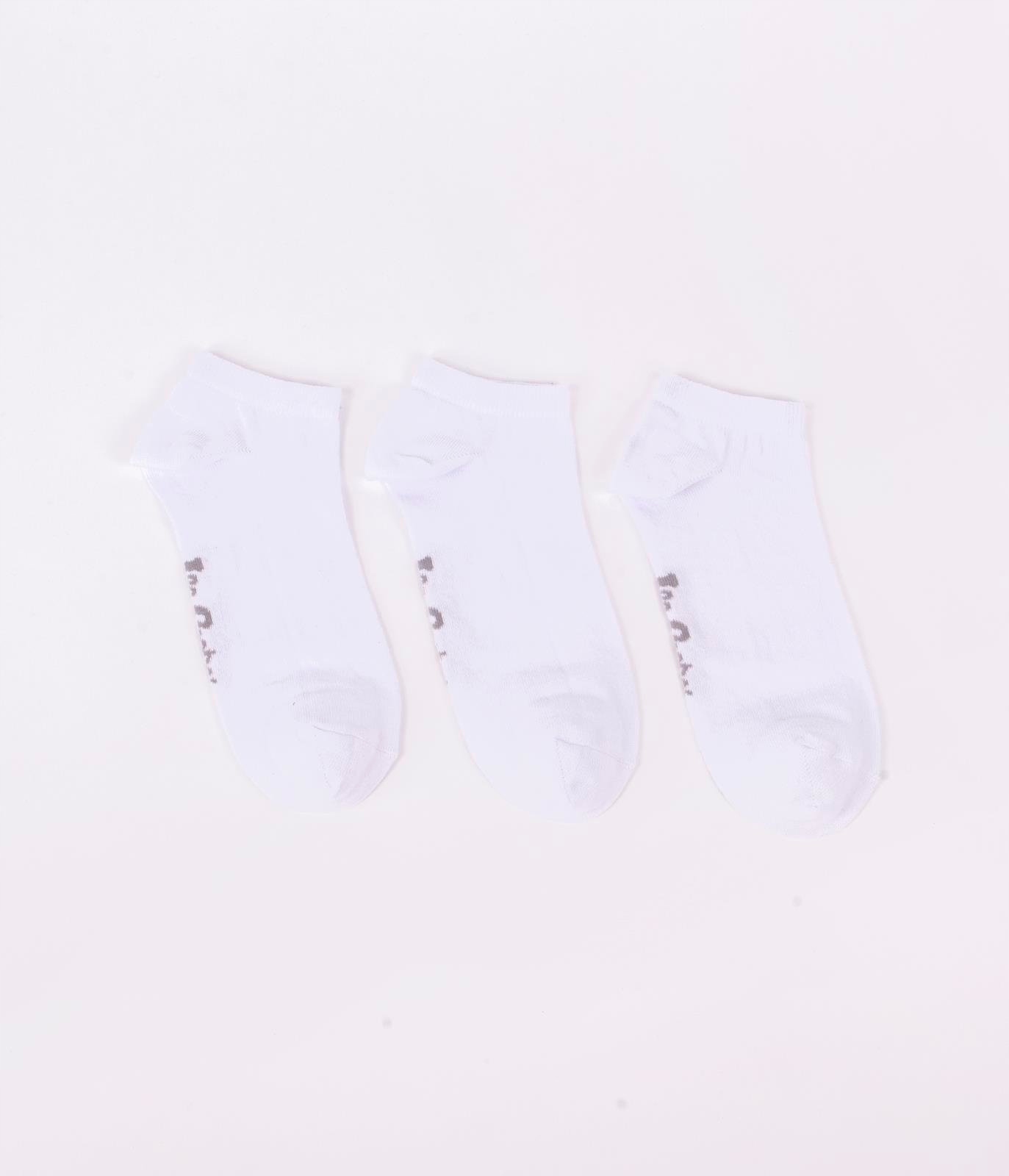

Lee Cooper Stopki 3-pak Snesocks 0734 White 43-46