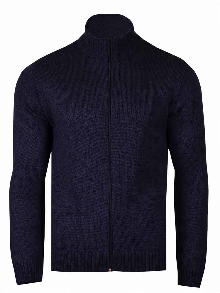 

5XL Sweter Gładki Rozpinany Grafitowy Duży