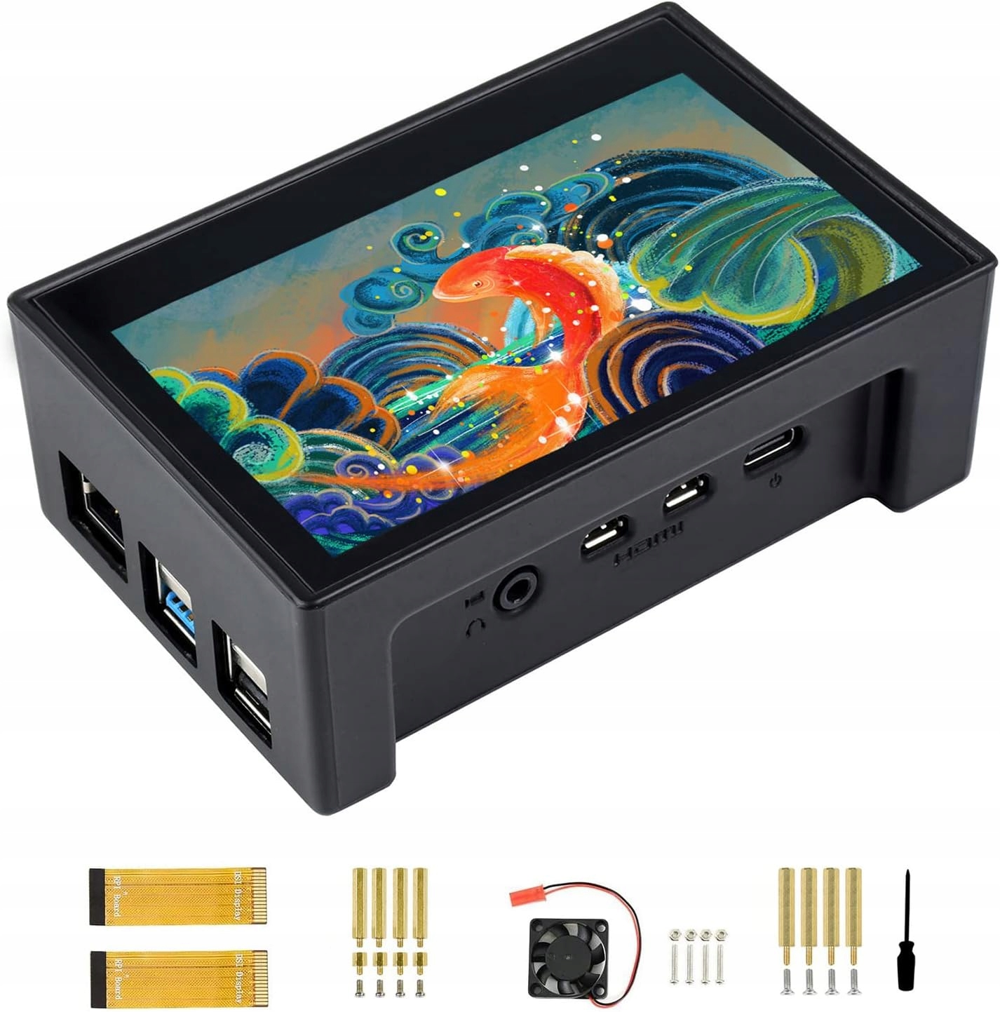 Waveshare 4,3-дюймовый DSI ЖК-дисплей для Raspberry Pi 4B