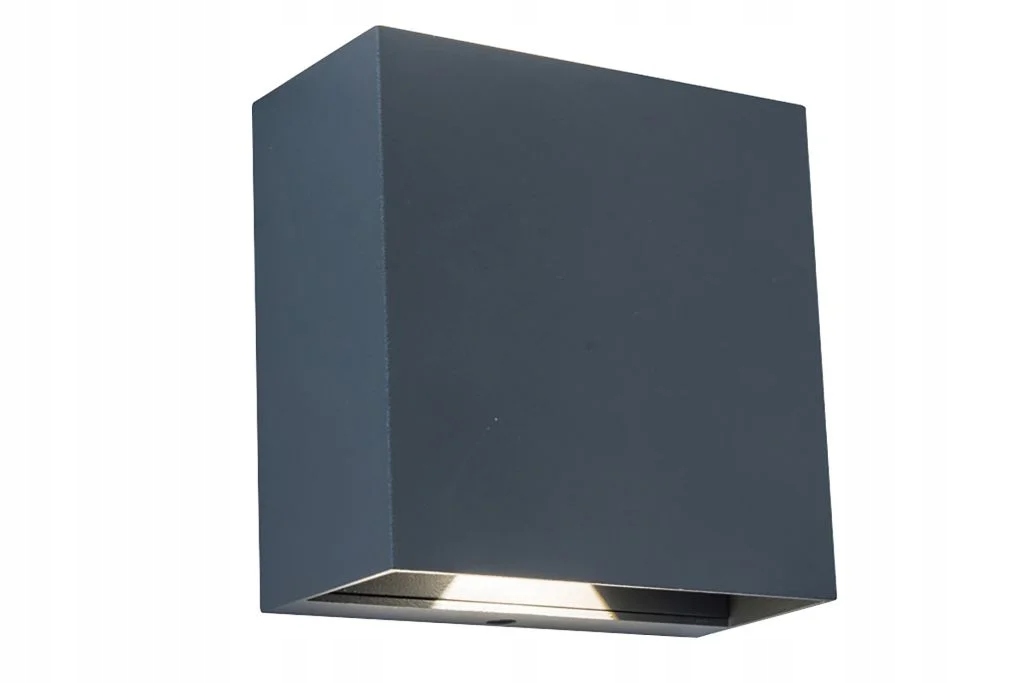 Led venkovní nástěnné svítidlo 10W s regulací antracit Gemini Lutec