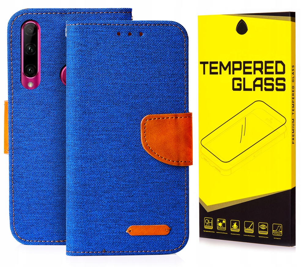 

Etui Portfel Canvas Do Honor 20 Lite Szkło