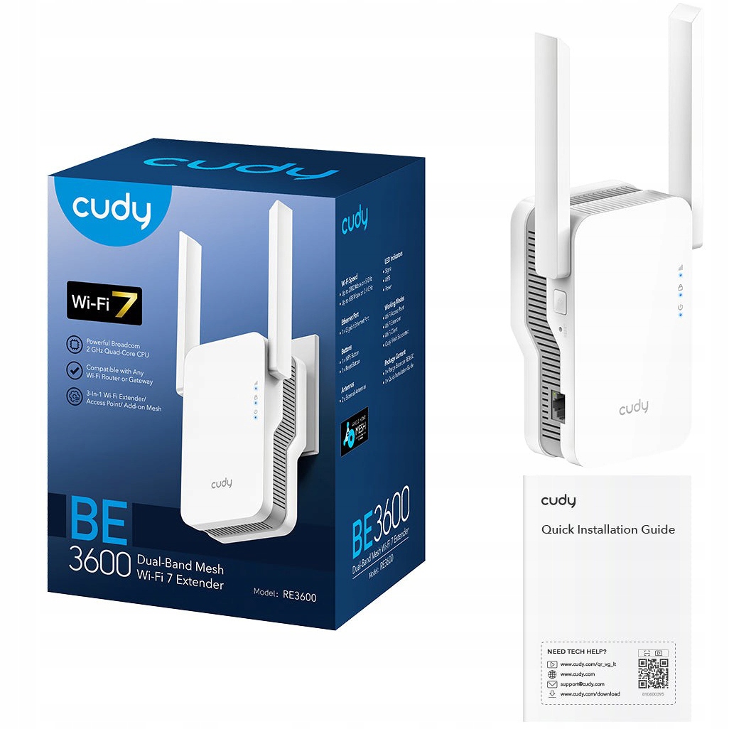 Access Point Cudy RE3600 802.11be (Wi-Fi 7)