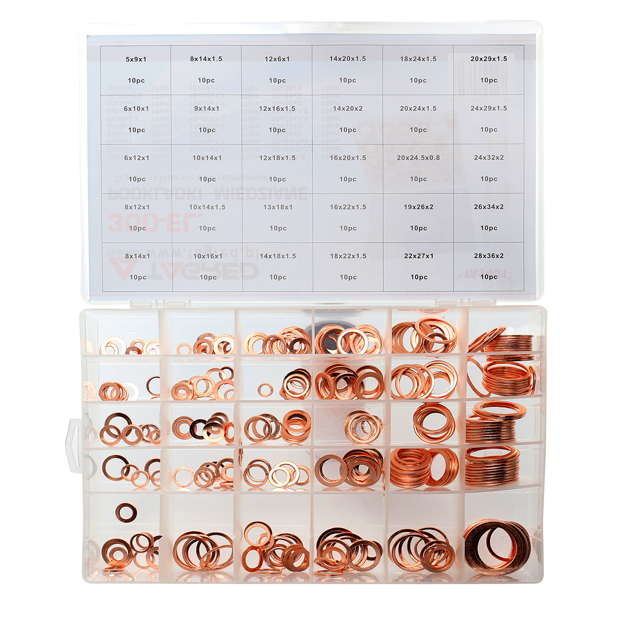 PODKŁADKI MIEDZIANE PODKŁADEK MIEDZIANYCH 300SZT