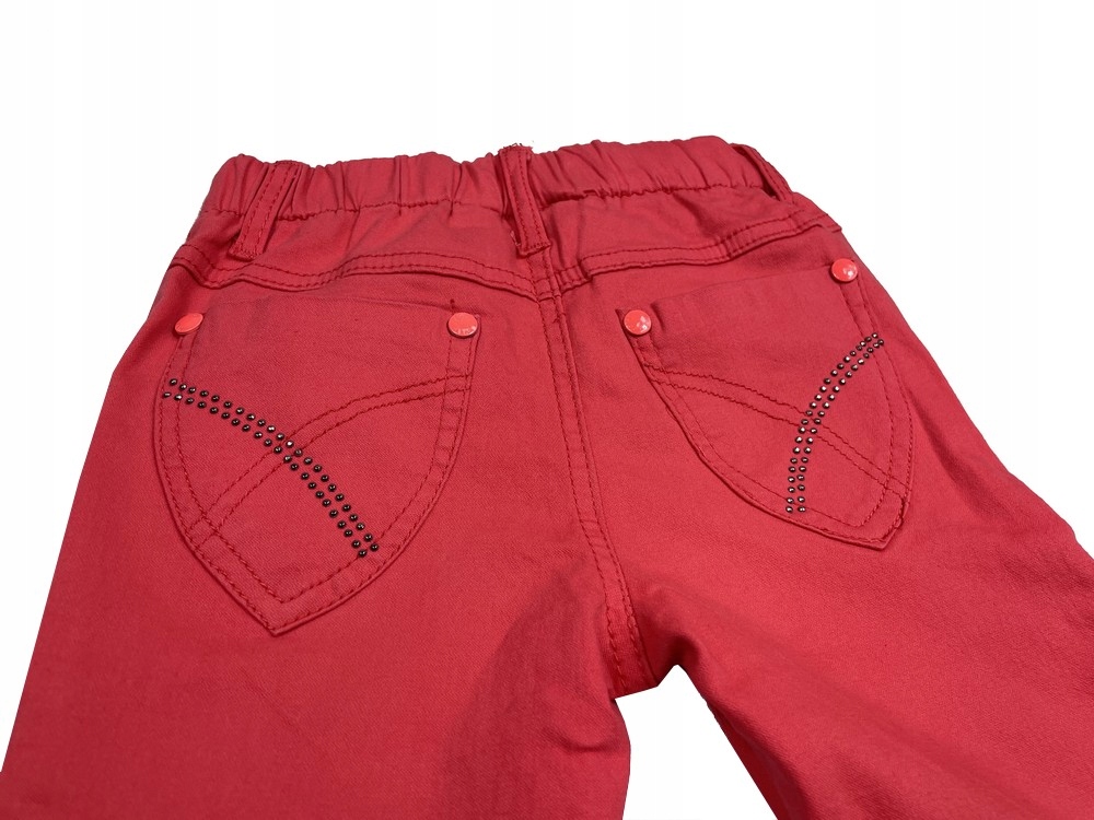 SPODNIE cotton BELLE w gumkę r 6 - 104 cm KORAL Wiek dziecka 3 lata +