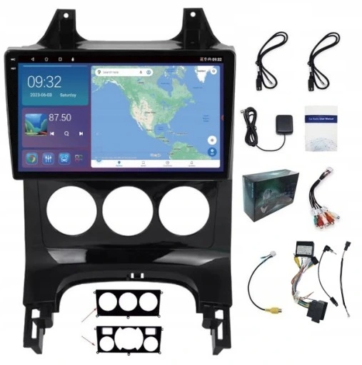 Gps Navigace Rádio Peugeot 3008 2009-2015 Wifi Carplay Bt Usb 4GB 64GB