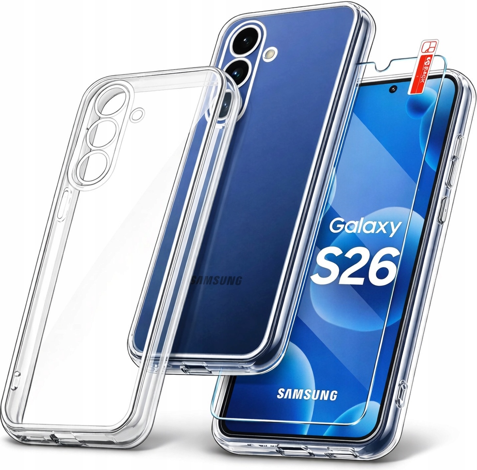 Etui Case Obudowa Do Samsung Galaxy S26 Szkło Ochronne Hartowane 9H Pro+