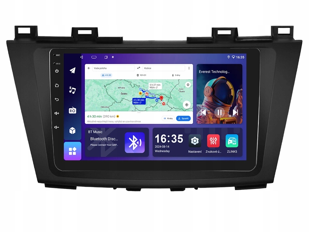 Isudar 2DIN autorádio T68B-IEV26 Android, Mazda 5 II. generácia