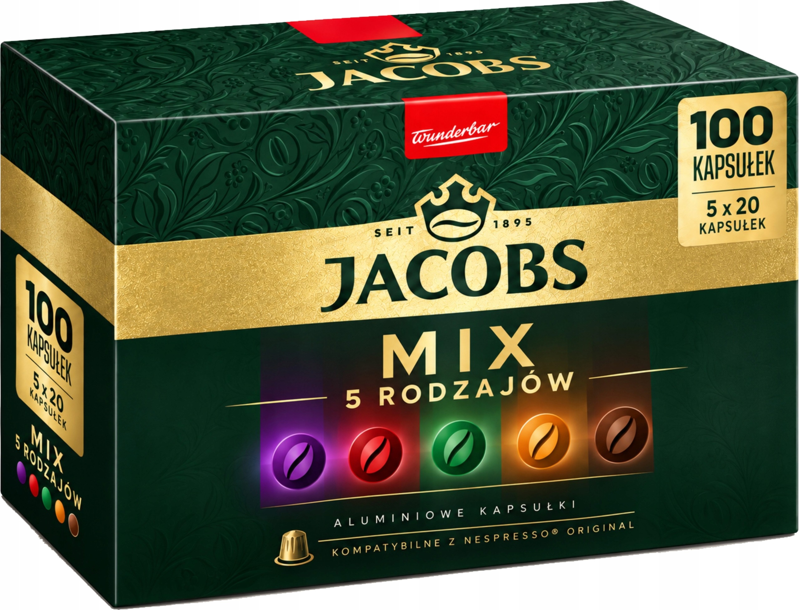 Kapsle Jacobs pro kávovar Nespresso 100 kusů