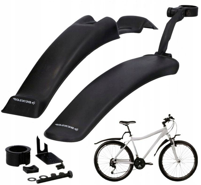 DUNLOP ВЕЛОСИПЕДНЫЕ КРЫЛЬЯ НАБОР 24-26 ДЮЙМОВ MTB