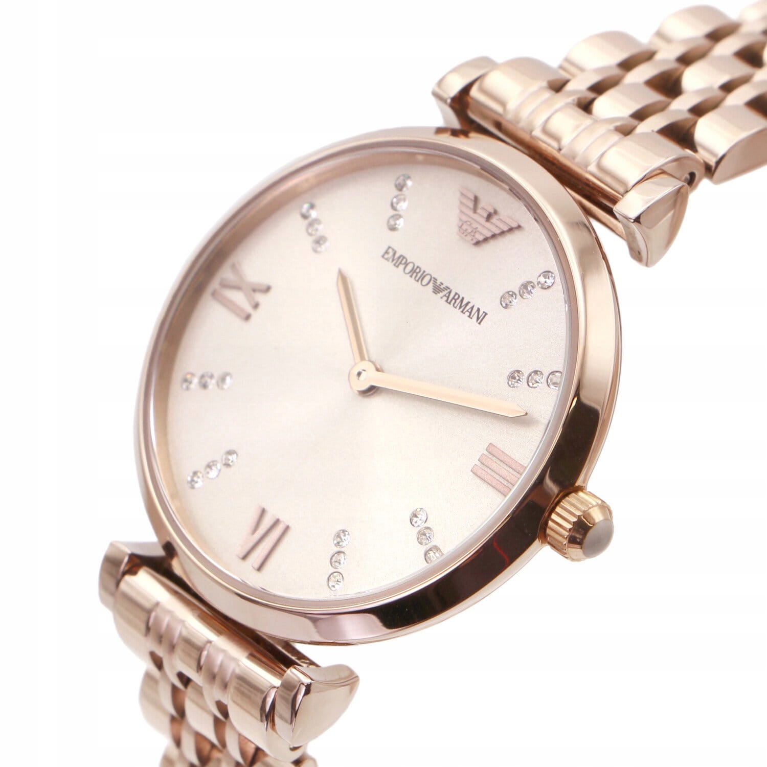 Zegarek damski EMPORIO ARMANI AR11059 Róż Złoto Model AR11059