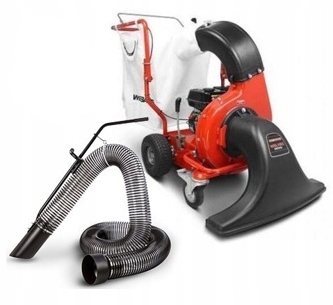 Odkurzacz spalinowy Weibang WBLV506C Profi na tle terenu zielonego