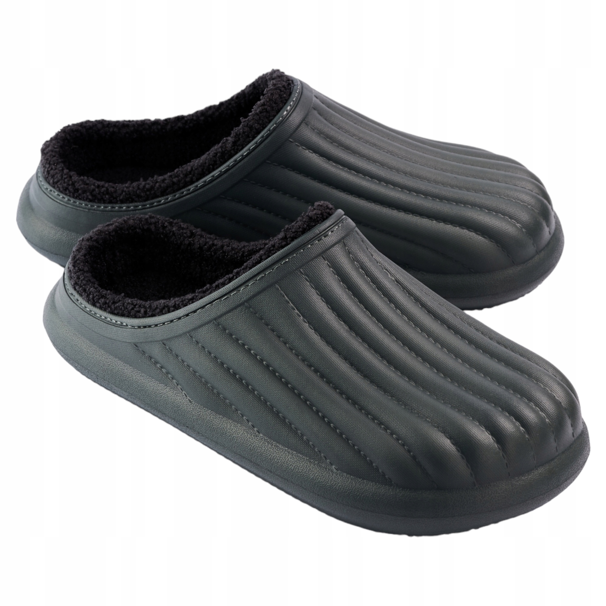 Kalosze klapki męskie piankowe ogrodowe ocieplane 43 M8001