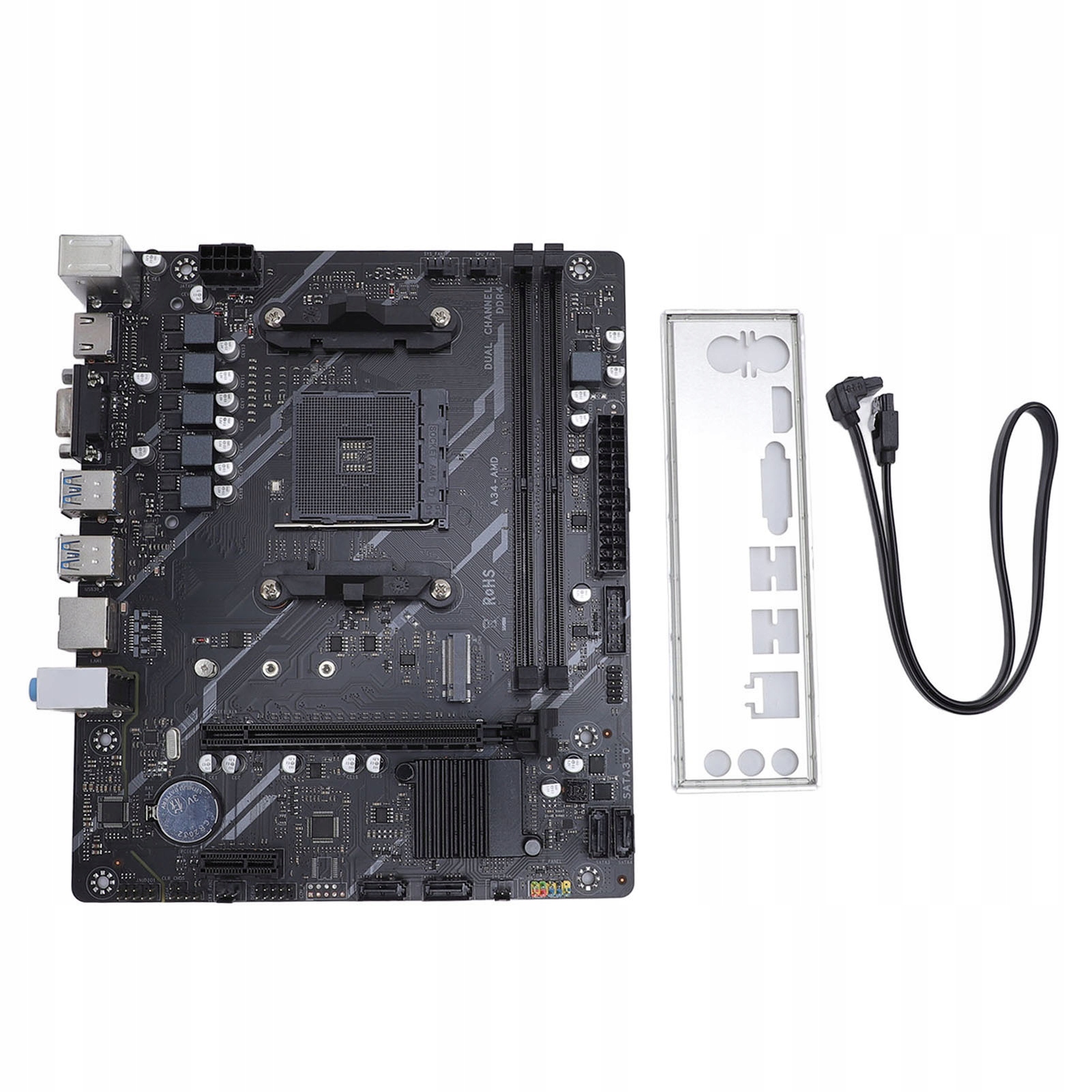 B450 Płyta główna DDR4 2 kanały M.2 High Speed PCI E X16 Serial ATA MH