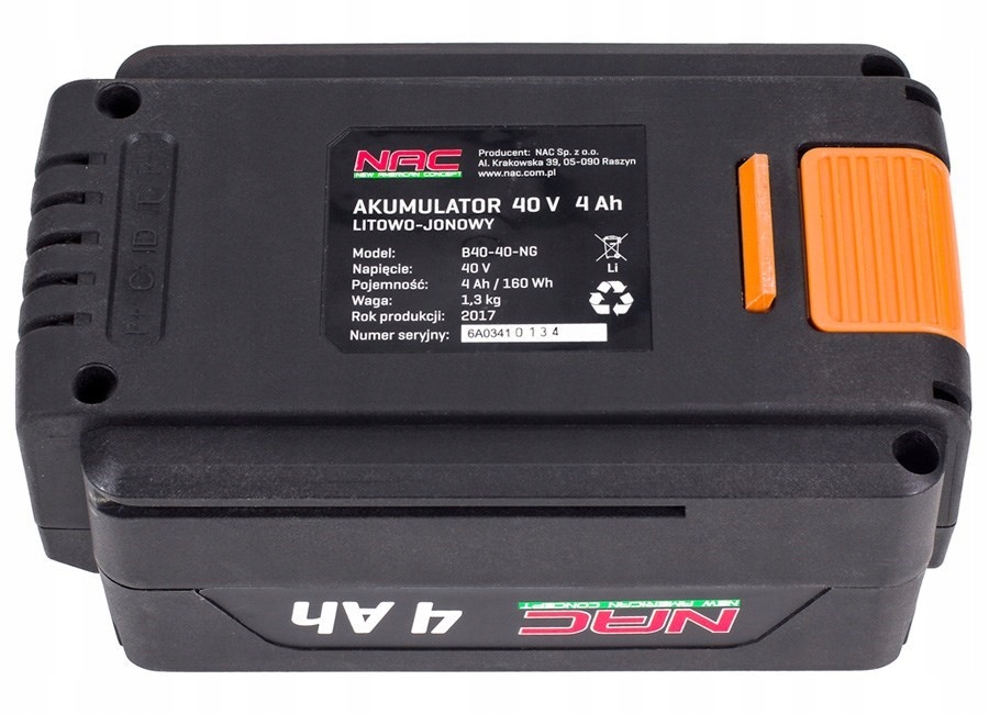 Nac Akumulátor 40 V 4Ah, Články Samsung