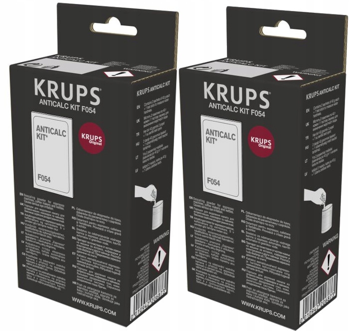 

2xOryginalny zestaw do odkamieniania Krups F054001